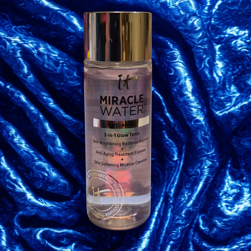 NEW DISCONTINUED IT Cosmetics Miracle Water 3-in-1 Glow Tonic